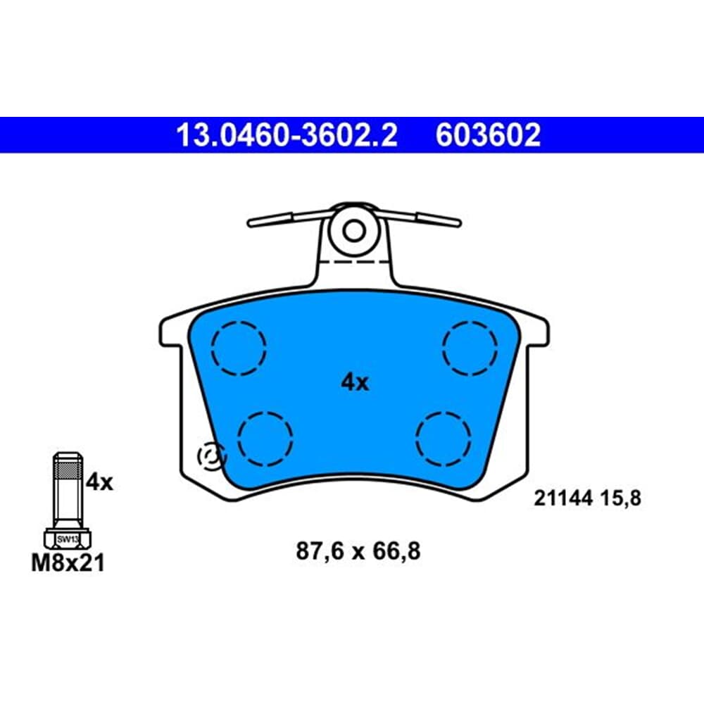 Audi 80 B4 2.3/2.6 ATE Bremsen Set - Komplett